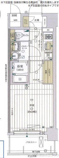 レジュールアッシュ淡路駅前の間取り写真