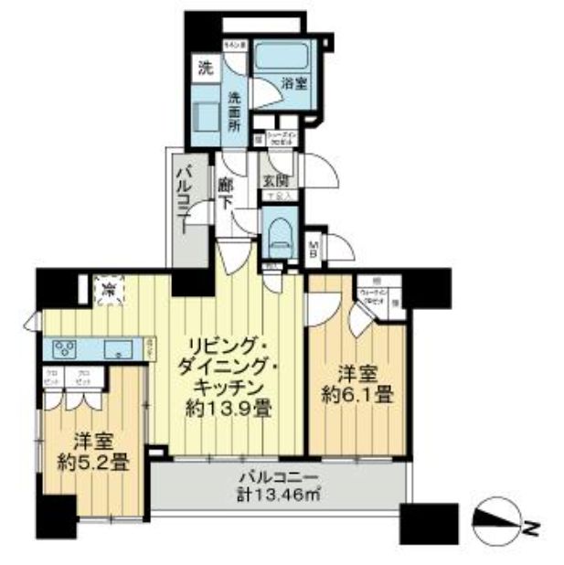 リビオ東京の間取り写真