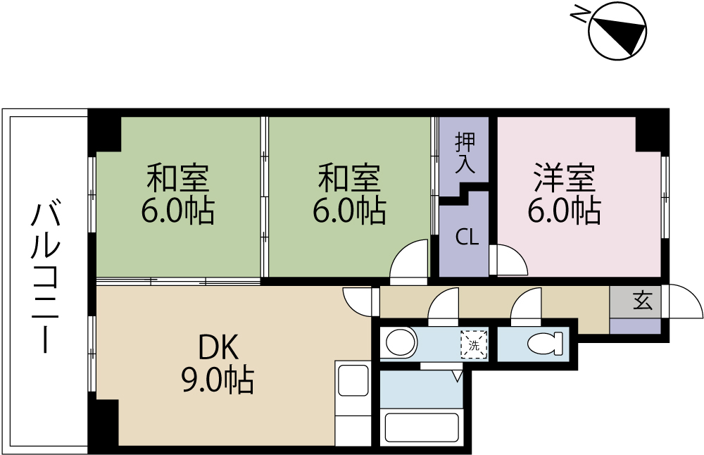 ロゼ3の間取り