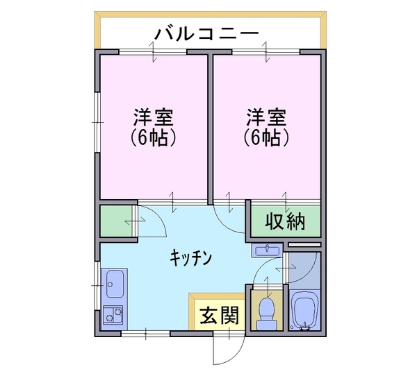 三宅マンションの間取り