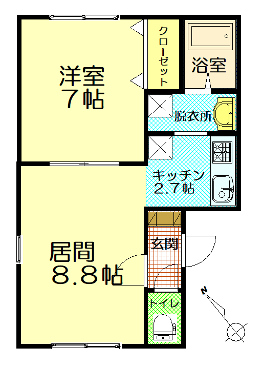 リバティ光陽の間取り