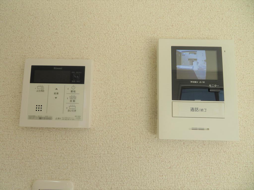 セキュリティ　来た人の顔が分かるので安心です。