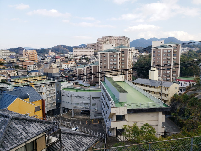 【長崎市住吉台町のアパートの眺望】