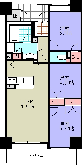 桜山閣の間取り