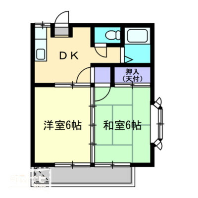 メゾンド七隈１の間取り