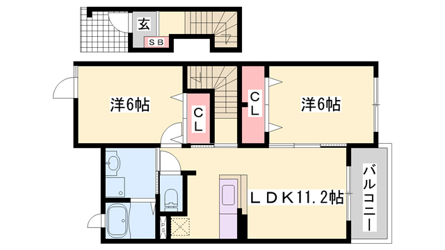 プラシード・Ｓの間取り