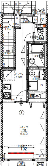 TyoujamatiAPの間取り