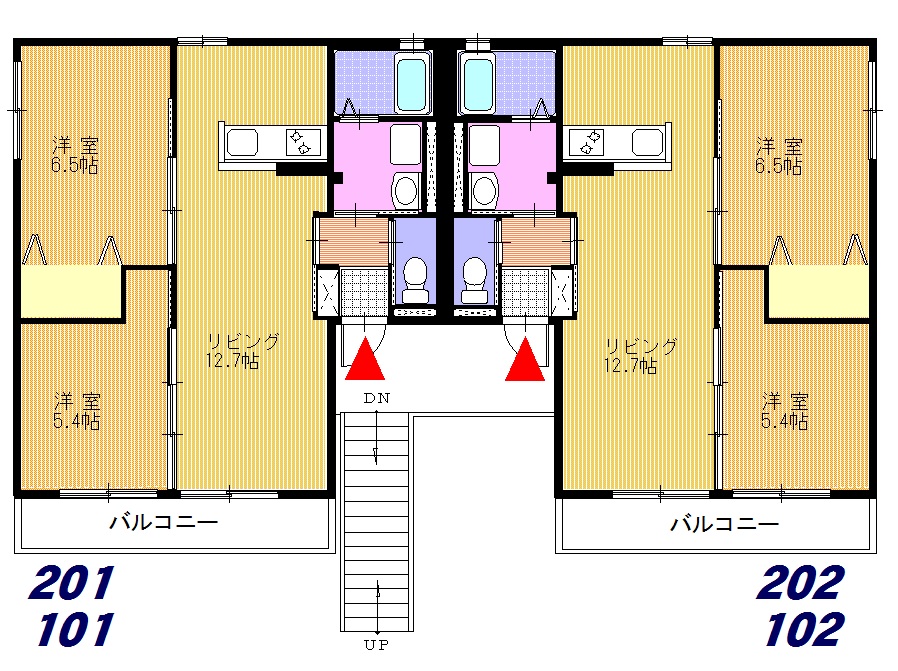 Sunnyhill Court Bの間取り