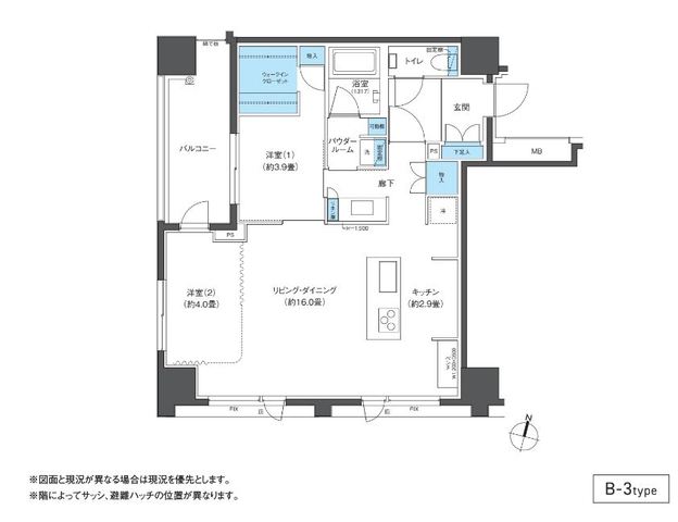 ＣＬＵＢ　ＮＥＸＵＳ　大濠西の間取り