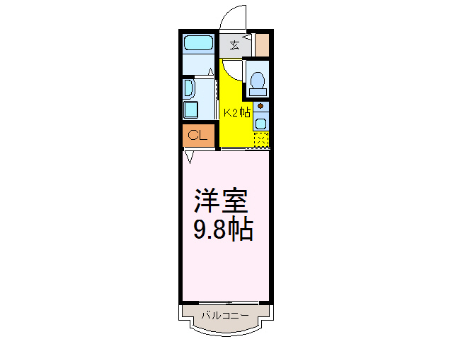 マンションあかやまの間取り