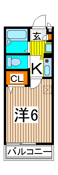 パークサイドMOGIの間取り