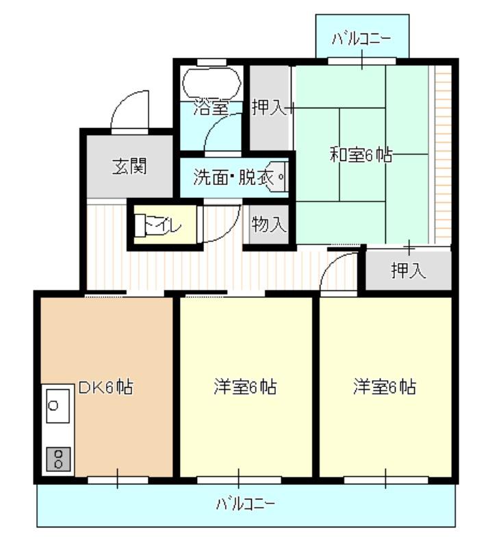 パレス富塚の間取り