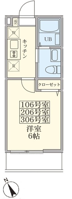 【Ｃｈａｔｅａｕ　Ｌｉｆｅ　新杉田Iの間取り】