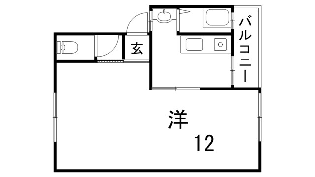 松尾マンションの間取り