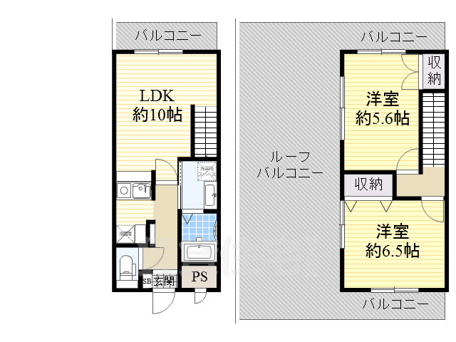 NLC新大阪の間取り