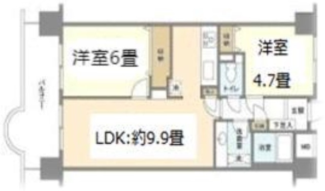 東急ドエルアルス多摩川の間取り