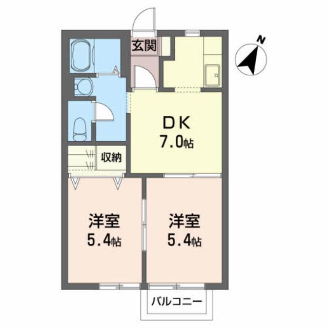 アンシャンテ豊田の間取り