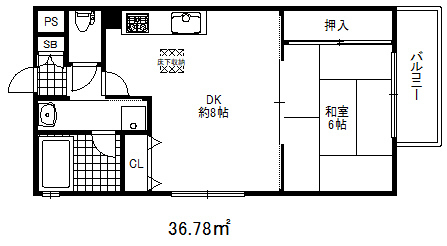 クレール神戸上沢通の間取り