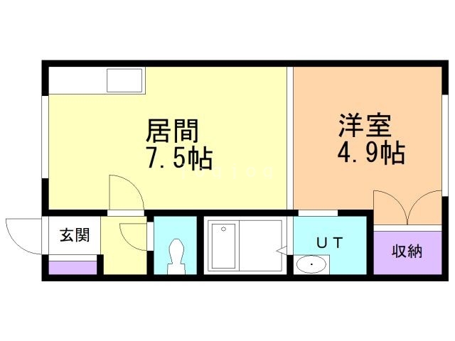 マンション武田Iの間取り