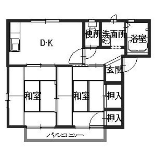 ボンリビエール松山の間取り