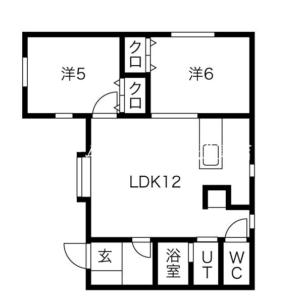 アワードＮ１８の間取り