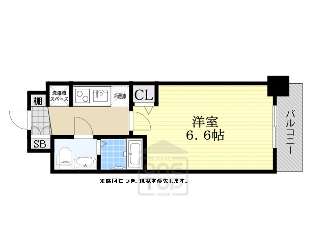 ワールドアイ阿波座WESTの間取り