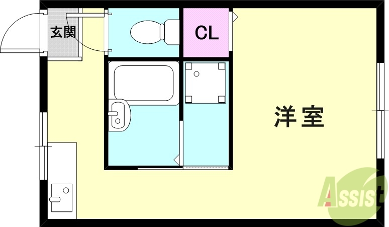 グラシア長田の間取り