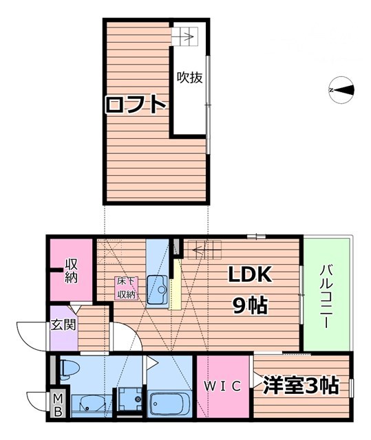 メゾン　アベニューの間取り