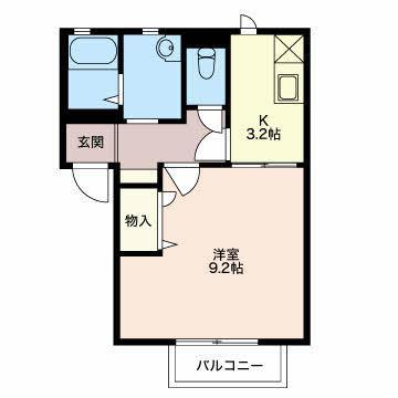 メゾンマリアージュ　Ａの間取り