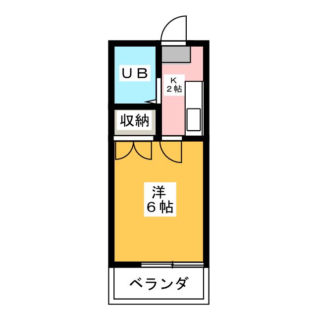 落合第１ビルの間取り