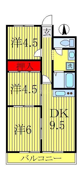 サンシティの間取り