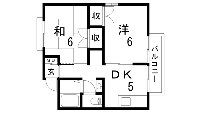 セジュール北鈴の間取り