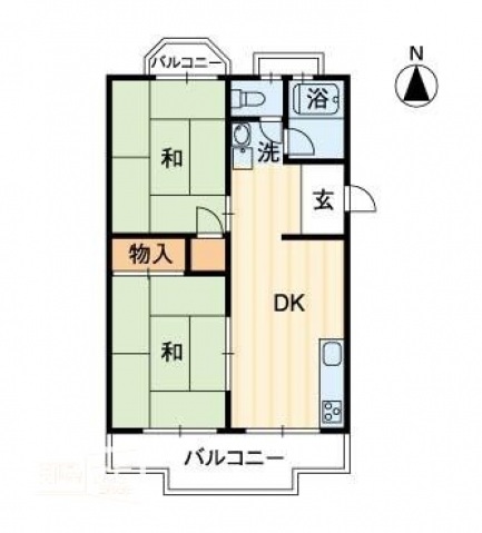 居石マンションの間取り