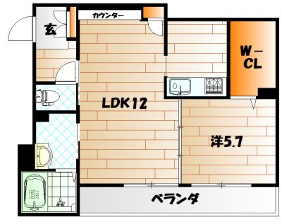 ブライト・グッド・メゾン宇佐町の間取り