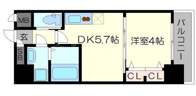 スプランディッド安土町の間取り