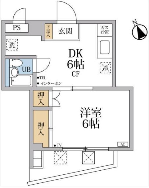 ラ・セーヌ奥村の間取り