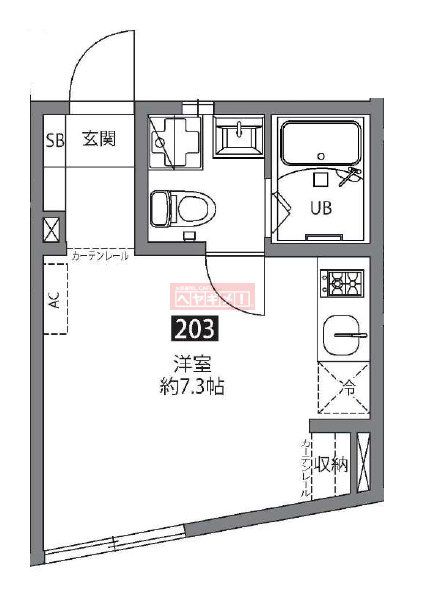 梅ヶ丘ベースの間取り