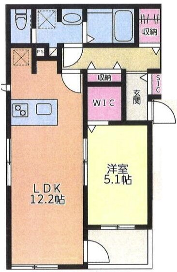 コトー・シュドの間取り