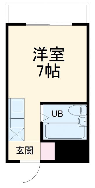 京都市右京区太秦多藪町のマンションの間取り