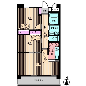 ルネ　シェスタの間取り