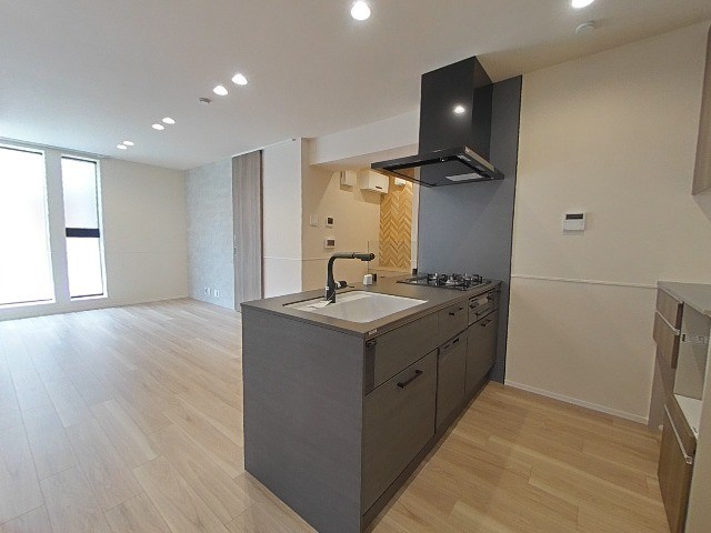 キッチン　食洗器・食器棚付き