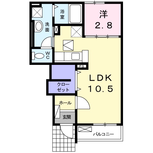 レジデンスＲ・Ｓの間取り