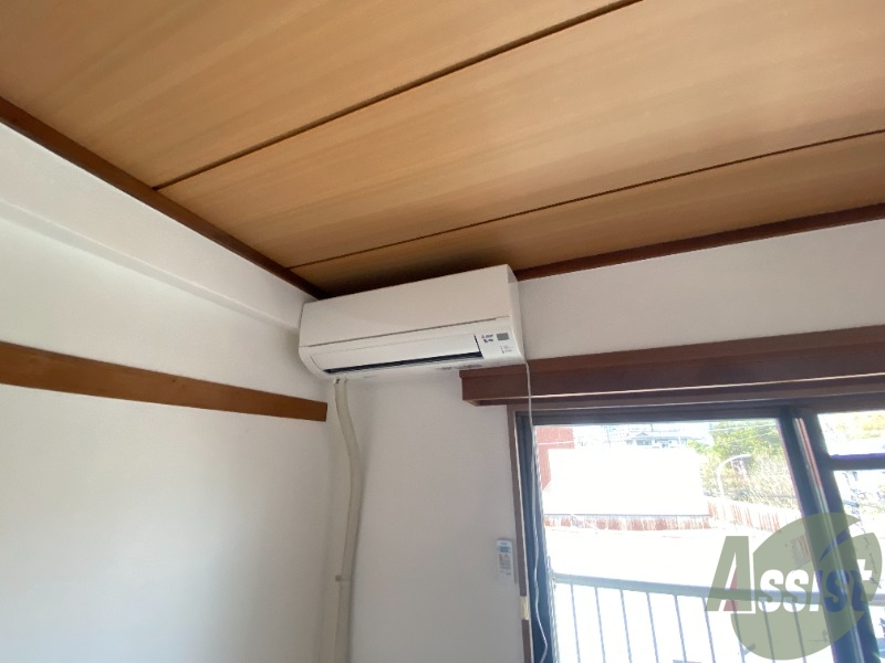 その他設備　エアコンが付いていますので寒暖対策もばっちり。