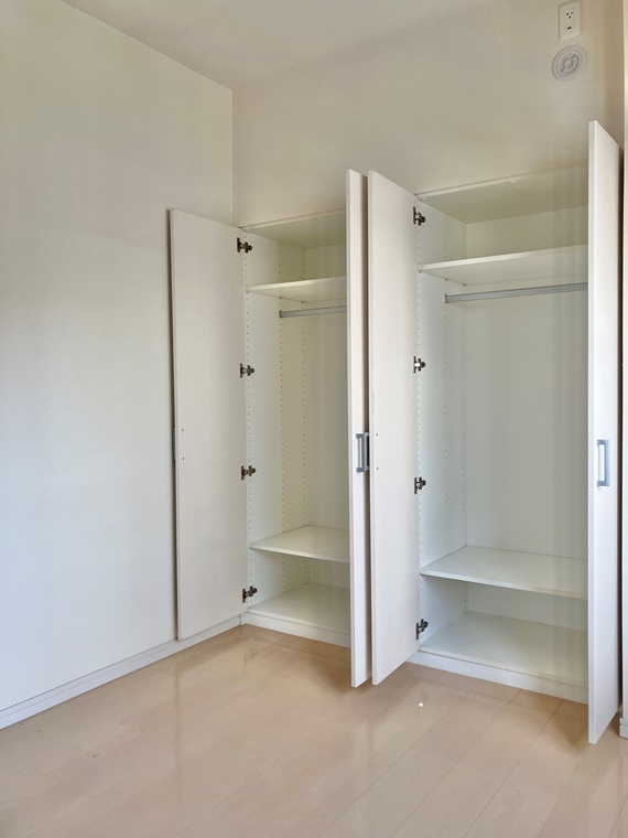 収納　十分な収納スペースがあります