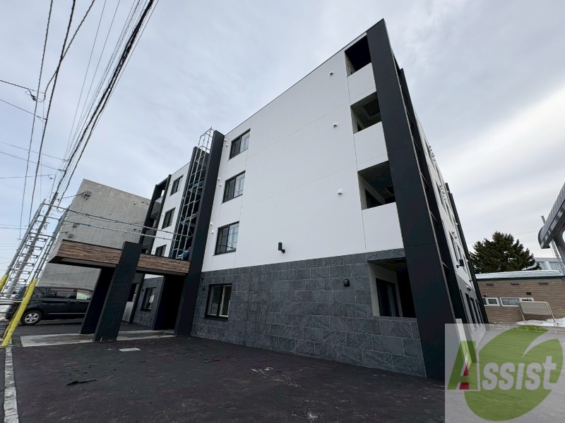 建物外観　札幌市豊平区月寒西「インフィニト月寒中央コート」