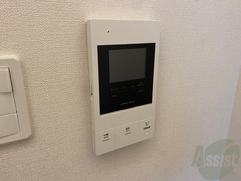 セキュリティ　モニター付きインターホンでセキュリティも安心です！