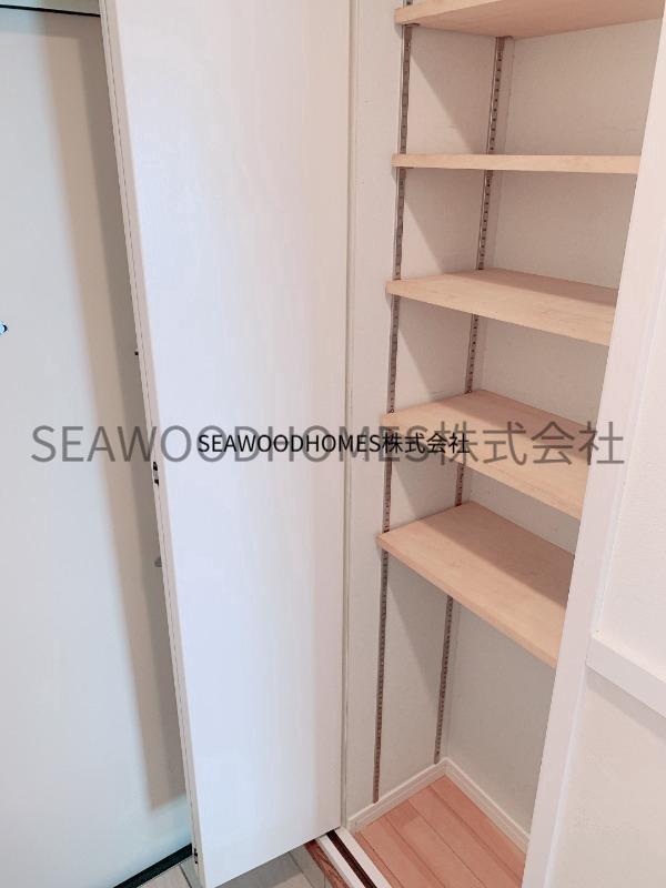 収納　シューズボックス完備！散らかりがちな靴もスッキリ収納できます