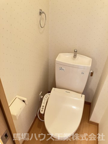 トイレ　ゆったりとした空間のトイレです