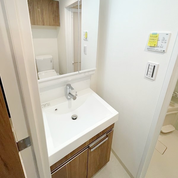 洗面設備　過ごしやすい室内です