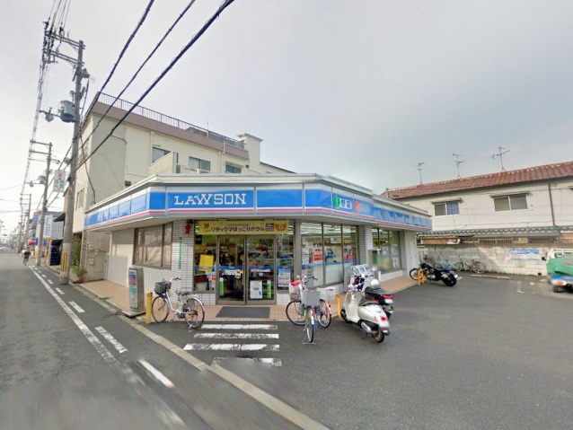 コンビニ　ローソン長吉六反3丁目店（コンビニ）まで262m